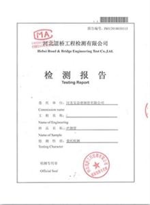 温州公司检测报告